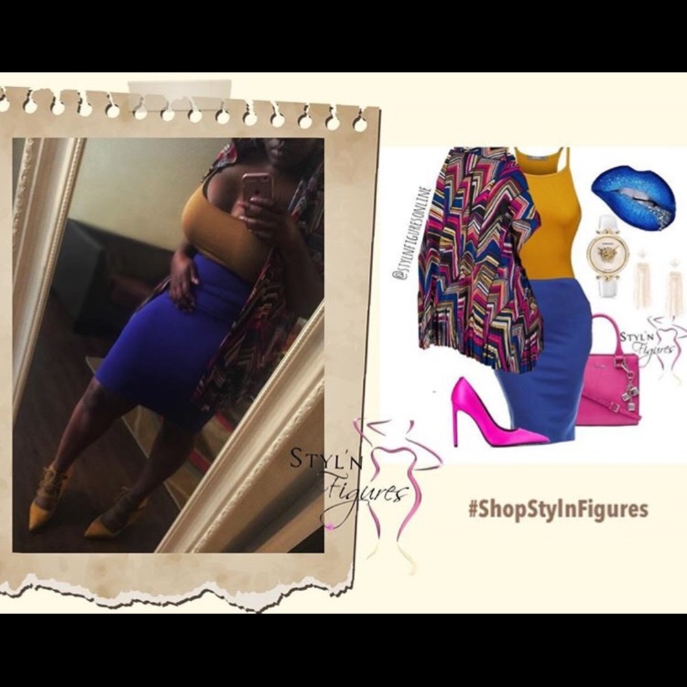Midi Pencil Skirt